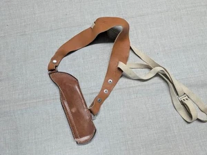 vintage BIANCHI leather holster #17 .380 AUTO shoulder conceal pancake - Picture 1 of 9