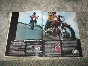 1977 BMW Motorcycle Ad R100/7 R100/S 2 pg original ad 1000cc models vintage - Picture 1 of 1