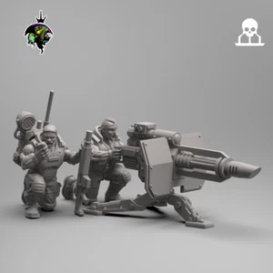 Spacenam  Lascannon Team Jungle Fighters Reptilian Overlords - Picture 1 of 2