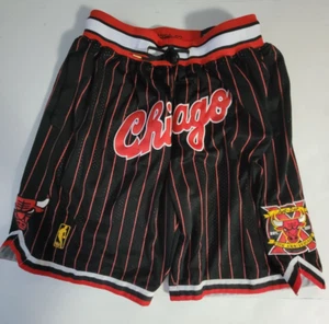 Just Don Chicago Bulls 10th Anniversary NBA Mesh Shorts Size XL. - Picture 1 of 6