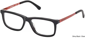 Skechers SE1206 001 Black Plastic Red Metalic Optical Eyeglasses Frame 47-14-130 - Picture 1 of 3