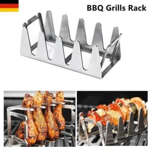 Multi Grillständer Bavarian BBQ Rescher Edelstahl Grill Halter Zubehör Gestell