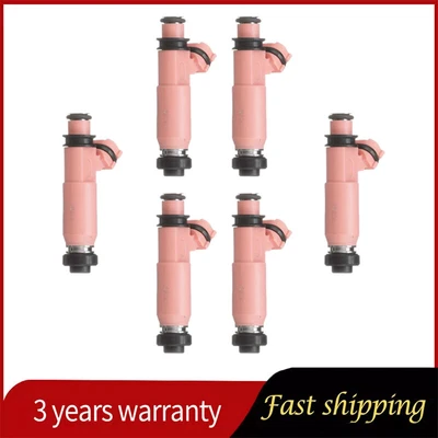 Inyector de combustible 6 piezas para Lexus 2004-06 ES330 RX330, 2006-08 RX400H, 2002-03 ES300 Foto 1 de 4