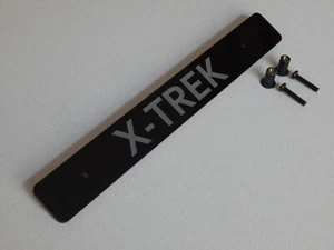 Front License Plate Delete Engraved X-TREK for Crosstrek - see fitment chart - Bild 1 von 4