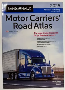 Rand McNally 2025 Motor Carriers' Road Atlas US/Canada/Mexico(ISBN 0-528-0275-5) - Picture 1 of 2