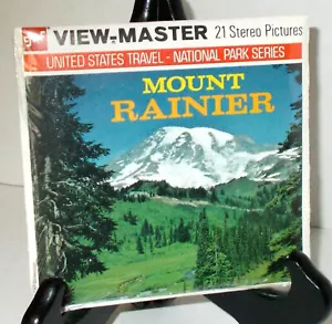 VIEW-MASTER vintage MOUNT RAINIER NATIONAL PARK WA USA A271 SEALED GAF 1970 - Picture 1 of 3
