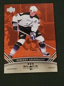 2006-07 BLACK DIAMOND RUBY RED VINCENT LECAVALIER #145 #'ed 90/100 TRIPLE - Picture 1 of 2