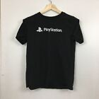 Playstation Mens T-Shirt Size S Black Logo Videogame Sony Crew Neck Tee