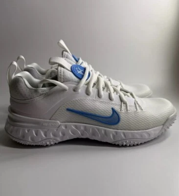 Nike Men’s 6/Women’s 7.5 Huarache Elite Turf Lacrosse Shoes UNC Blue FV6141-103 - Image 1 of 4