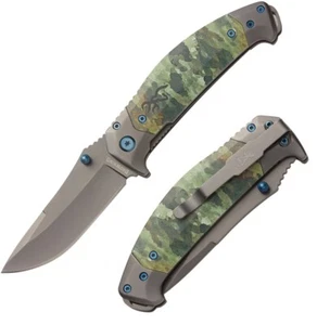 Browning TDX Folding Knife 3.25" Stainless Blade Stainless/Synthetic Handle - Picture 1 of 3