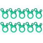 fr 10x Outdoor Camping Tent Rope Buckles Tensioner Fastener (Green)