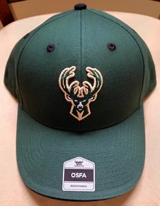 NEW Men's Milwaukee Bucks Dark Green NBA Licensed Snap Back Hat. Free Shipping - Picture 1 of 9