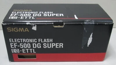 Sigma EF-500 DG Super Flash for Canon W/Box - Used - Image 1 of 4