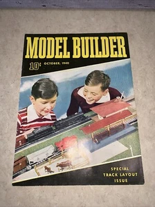 Model Builder Magazine October 1940 Vol.4 No.21 Vintage Lionel Trains - Picture 1 of 10