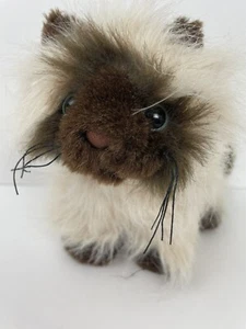 Ganz Webkinz Himalayan Cat Brown Fluffy Kitty Cat Plush Toy HM165 - Picture 1 of 12