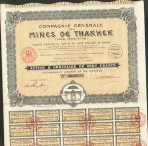 DEKO => THAKHEK Minen (Laos Indochina) (U) - Bild 1 von 1