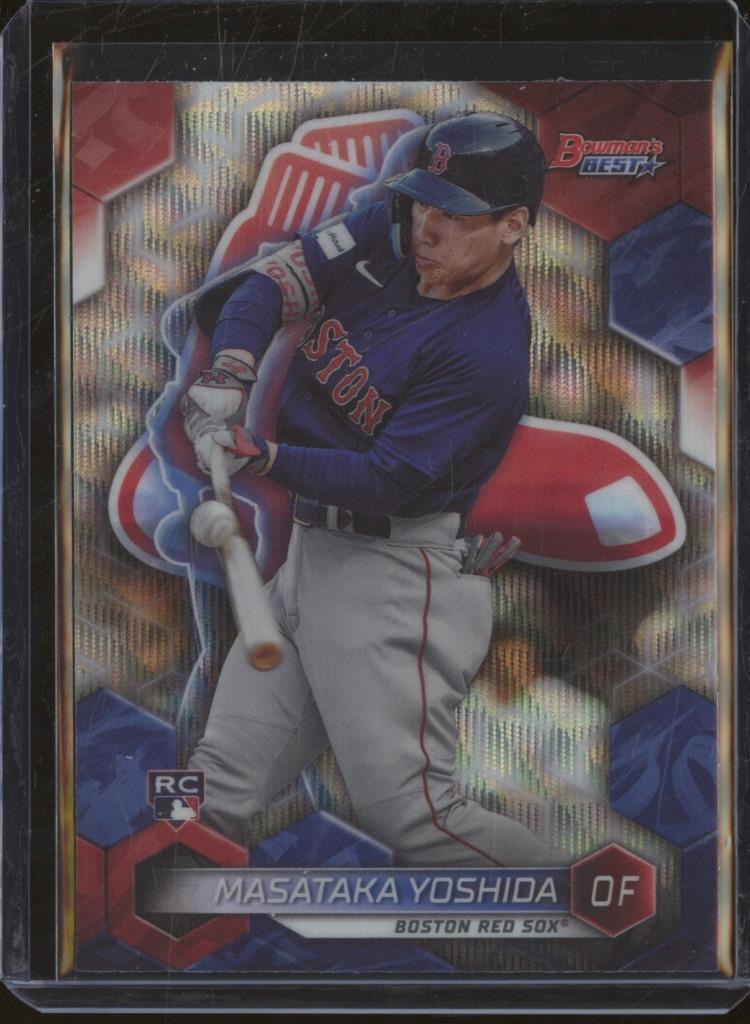 2023 Bowman's Best MASATAKA YOSHIDA RC Rookie Wave Refractor JMR3