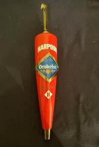 Beer Tap Handle Red Harpoon Octoberfest  New  - Picture 1 of 1