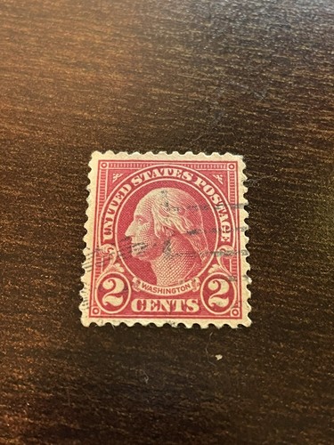 George Washington Two Cent USPS Stamp Red Very Rare! EXCELLENT 📈 DEEP
