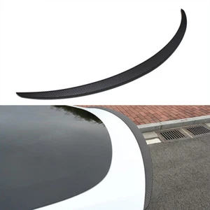 Tesla Model Y Rear Spoiler Wings ABS Trunk Lip Tail Wing Matt Carbon 2020-2024 - Picture 1 of 11