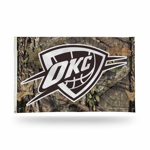 Oklahoma City Thunder Camo Flag 3x5ft Banner Polyester basketball thunder013 Cover