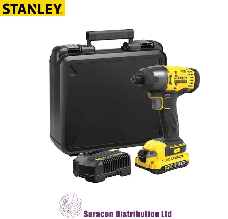 STANLEY FATMAX V20 18v CORDLESS IMPACT DRIVER - SFMCF800D1KQ-GB - Image 1 of 1