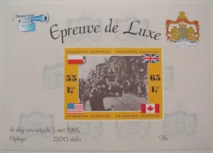 Stadspost Zaanstad - Epreuve 50e Herdenking Bevrijding 1945-1995 postfris - Picture 1 of 1