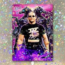 Steve Mongo McMichael Holographic Four Horsemen Sketch Card Limited 1/5 Dr. Dunk