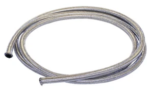 5' Length Braided Stainless Steel Intake/Fuel Line 1/4 I.D., Fits Dune Buggy - Picture 1 of 1