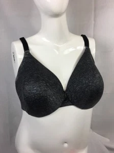 Cacique Bra Size 42DD Gray Black U*B90 - Picture 1 of 8