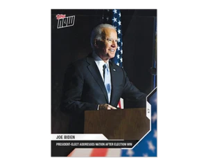 Joe Biden - 2020 USA Election Topps NOW Card 10 - President Elect after Victory - Picture 1 of 2