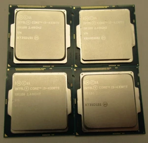 INTEL SR180 Core I3-4330TE 2.4ghz CPU Processor. LOT OF 4 - Picture 1 of 9