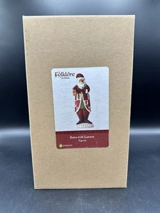2018 Folklore by Jim Shore Santa With Lantern 10” Enesco Rustic Designs - Picture 1 of 3