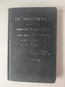 NY Central Railroad Regelbuch Mitarbeiterprüfung Handbuch mit 1972 Penn Central Pass - Bild 1 von 11