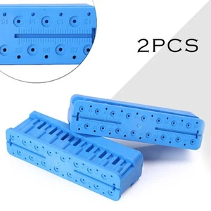 2 Stück Dental Endo Messblock Endodontischer Aktenhalter Lineal autoklavierbar - Bild 1 von 10