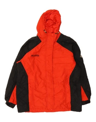 COLUMBIA Womens Oversized Windbreaker Jacket UK 16 Large Orange CX01 - Image 1 of 4
