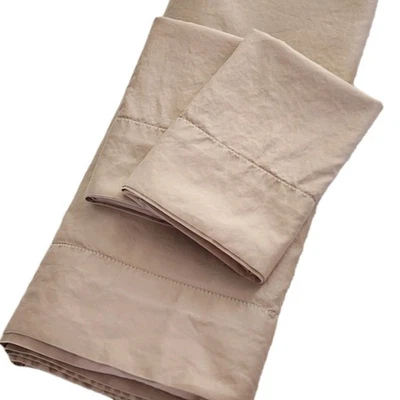 Sábana plana WAMSUTTA DREAM ZONE 725TC KING y 2 FUNDAS DE ALMOHADA KING algodón rosa topo Foto 1 de 4