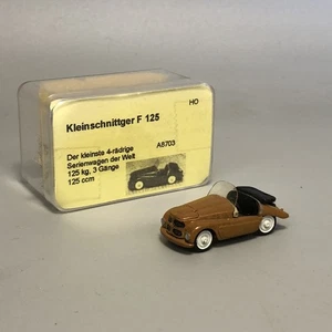 Saller Modelle 1/87: A8703 Kleinschnittger F 125 (1950-54) Braun | HO H0 RARE #7 - Bild 1 von 4