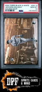 2024 Topps Black & White Golden Hour Jackson Holliday /50 Rookie PSA 10 Orioles - Picture 1 of 2