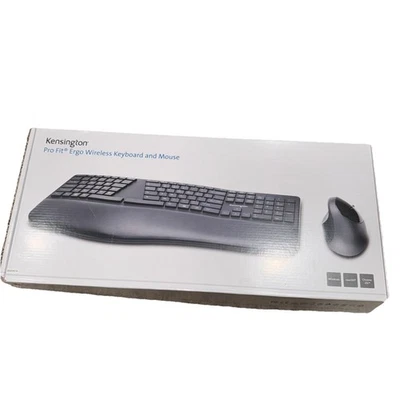 Kensington Pro Fit K75406US Wireless Ergonomic Keyboard and Mouse Combo Black - Image 1 of 4