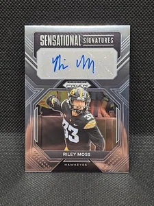 Riley Moss 2023 Panini Prizm Selecciones del draft Sensational Signatures #SS-RMO Iowa - Imagen 1 de 1