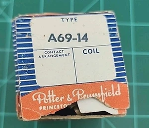 Potter & Brumfield A-69-14 RELÉ MH 3911 NOS - Imagen 1 de 8