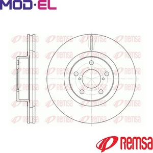 2x BRAKE DISC 6715.10 FOR SUBARU IMPREZA/Hatchback LEGACY/II/III/IV/OUTBACK 2.0L - Picture 1 of 6