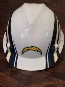 Los Angeles Chargers MSA V-Gard Hard Hat ANSI Approved - Picture 1 of 7