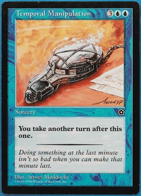 Temporal Manipulation Portal Second Age PLD Blue Rare CARD (505390) ABUGames - Image 1 of 2