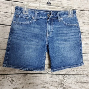 Pantalones Cortos Roller Up Lucky Brand 0/25 Azul Denim tiro medio Informales  - Imagen 1 de 9