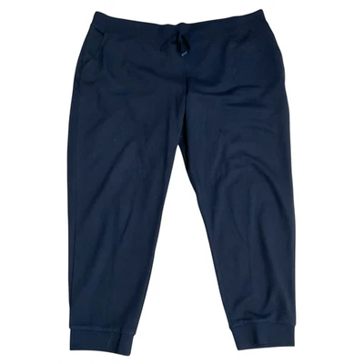 Skechers BOBS Womens French Terry Jogger Pants A523949 Black Plus Size 3X NEW - Image 1 of 4