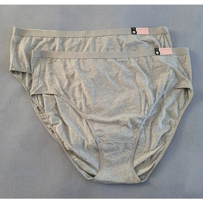 CATHERINE'S Serenada 2pr High Cut Gray Panties Underwear-Size 15 4X-NEW! - Image 1 of 4