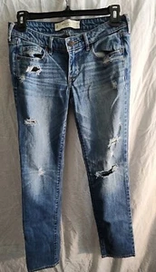 Pantalones de mezclilla ajustados Abercrombie & Fitch The A&F - Talla 2S W26 L31 - Imagen 1 de 4