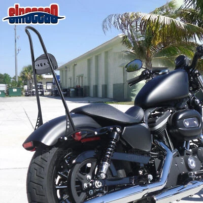 Respaldo barra Sissy 23" alto para Harley Sportster XL hierro 883 1200 48 72 2004+ Foto 1 de 4